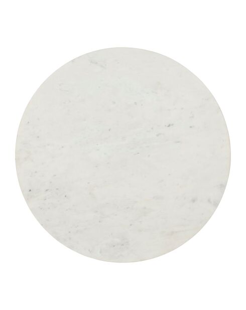 Table basse Eskela blanc/noir - D60xH40 cm