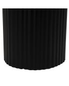 Table basse Eskela blanc/noir - D60xH40 cm