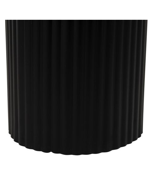 Table basse Eskela blanc/noir - D60xH40 cm