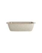 Teglia da forno rettangolare Jeanne maculata bianca - 26x15,5x7 cm