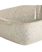 Teglia da forno rettangolare Jeanne maculata bianca - 26x15,5x7 cm