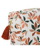 Pochette en coton Belle Vie multicolore - 23x12x14 cm
