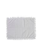 2 sets de table en coton 175 g/m² Nalia blancs - 50x40 cm