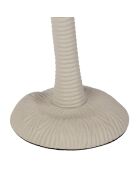 Bougeoir en aluminium Tropic Étoile gris clair - D21xH28 cm