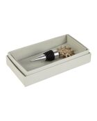Bouchon de bouteille soleil en aluminium BTE Sunny doré - 4,5x11 cm