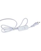 Lampe Lignes E27 câble 1,30 m écrue/terracotta - D11-25xH45 cm