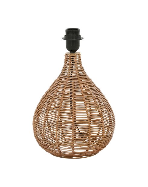 Base de lámpara Brasil E27, cable natural de 1,40 m, 22xH35 cm