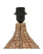 Base de lámpara Brasil E27, cable natural de 1,40 m, 22xH35 cm