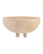 Vasque Iktoum blanc cassé - D18xH9 cm