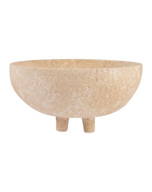 Vasque Iktoum blanc cassé - D18xH9 cm