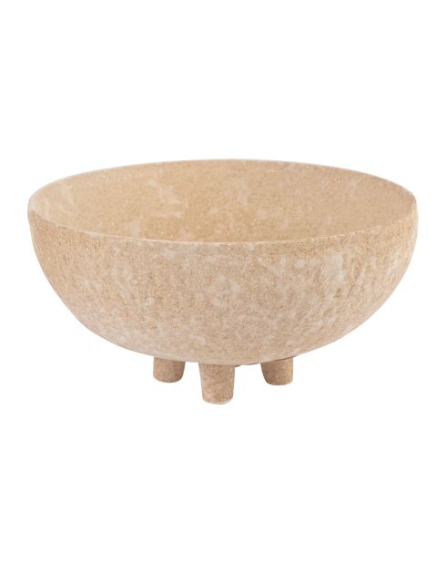 Vasque Iktoum blanc cassé - D18xH9 cm