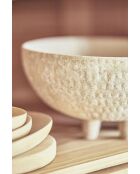 Vasque Iktoum blanc cassé - D18xH9 cm