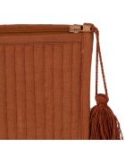 Bolsa de algodón terracota Sweet Leaves - 25x13 cm