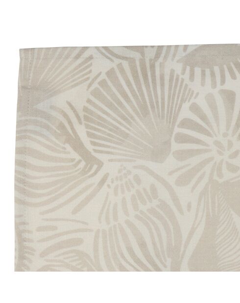 Set de table en coton 200 g/m² Coquillage sable - 50x38 cm