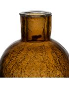 Bougeoir Oanez ambre - D10,5xH15,5 cm