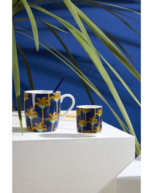 4 tasses à thé BTE Mocoa multicolores - 35 cl