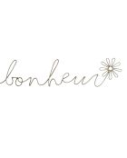 Déco murale « Maison du Bonheur » Tournille dorée - 78,5x8,5 cm