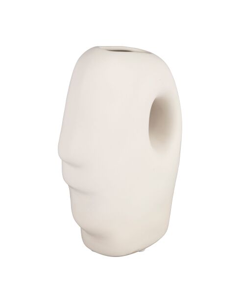 Vase Organic écru - 16x8xH23 cm