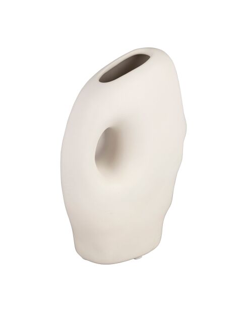 Vase Organic écru - 16x8xH23 cm