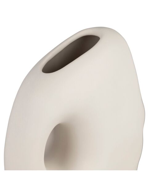 Vase Organic écru - 16x8xH23 cm