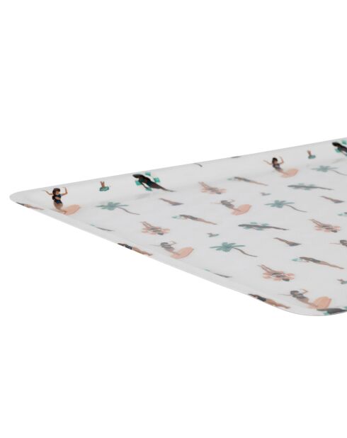 Plateau Palma multicolore - 40x30 cm