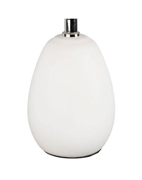 Lampe Funky E27 60 W câble 1,50 m blanche - D24,5xH33 cm