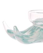 Porte T-Light Amarres turquoise - D15xH6 cm