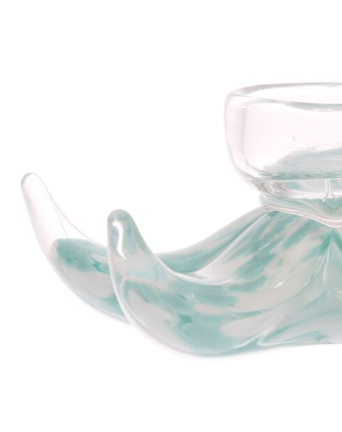 Porte T-Light Amarres turquoise - D15xH6 cm
