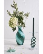 Porte T-Light Amarres turquoise - D15xH6 cm