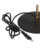 Cable de lámpara Ardecor E14 15 W 1,50 m negro/dorado - D22xH54 cm