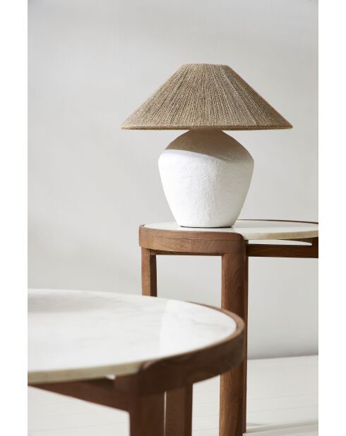 Cavo per lampada Quintao E27 2 m bianco/naturale - D38xH38 cm