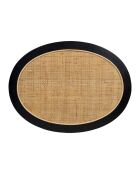 Table basse Balamea naturel/noir - 70x46,5xH43,5 cm