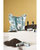 Sac tote bag en coton Mocoa émeraude - 38x42 cm