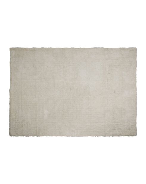 Banquise weißer, getufteter Baumwollteppich, 230 x 160 cm