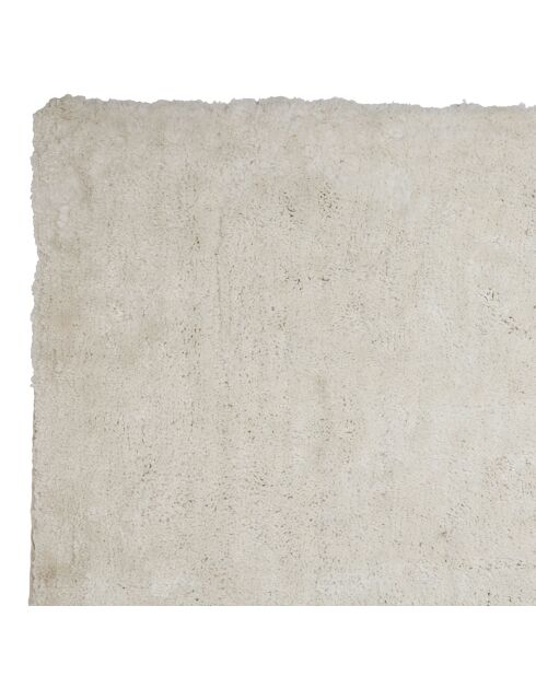 Banquise weißer, getufteter Baumwollteppich, 230 x 160 cm