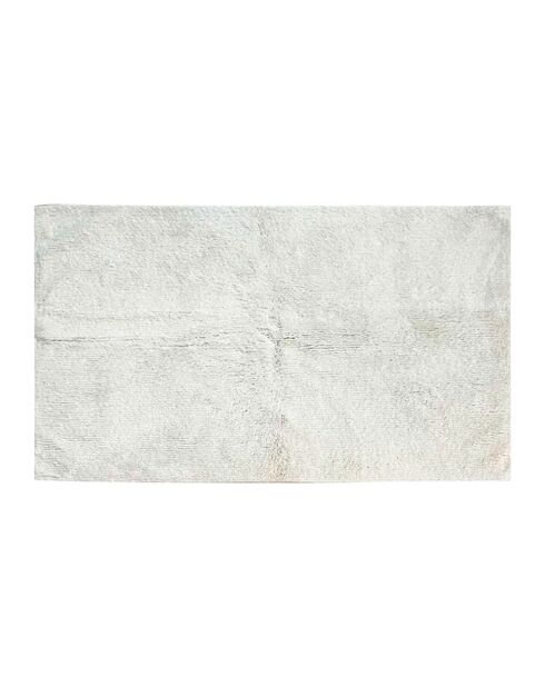 Banquise weißer, getufteter Baumwollteppich, 230 x 160 cm