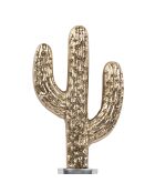 Bouchon de bouteille cactus en aluminium BTE Sunny doré - 13,5x5 cm