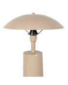 Lámpara de pie Champart E27, cable beige de 2,40 m, D15-40xH115 cm