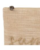 Medi Summer natürliche bestickte Baumwolltasche - 28x20 cm
