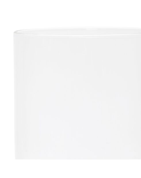 Photophore Organic écru - 16,5x12,5xH14,5 cm