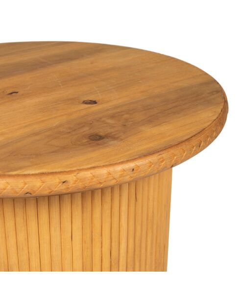 Table d'appoint Saori naturelle - D40xH50 cm