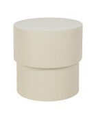 Tavolino da divano Arty grigio chiaro - P36xH36 cm