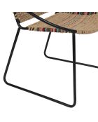 Korda runder Sessel mit Sitz H43 cm mehrfarbig - 76x63xH86 cm
