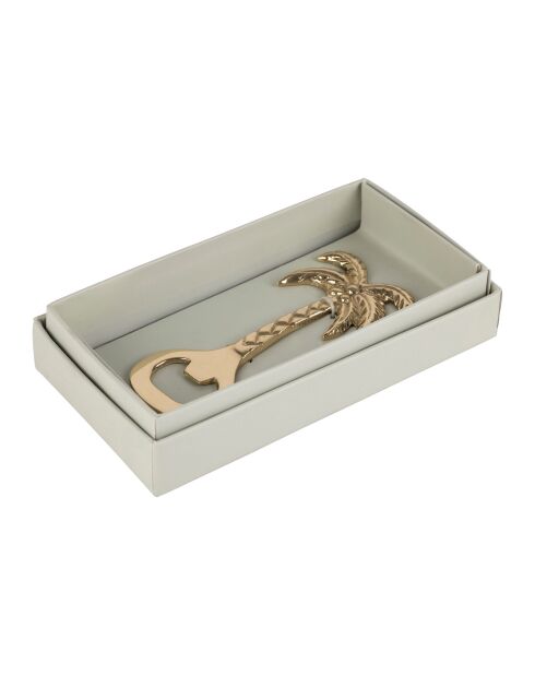 BTE Sunny Handflaschenöffner aus goldfarbenem Messing, 5,5 x 12 cm
