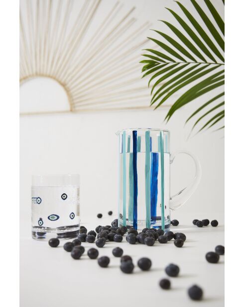 Pichet Greeka turquoise/indigo - 1 L