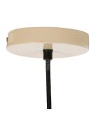 Suspension Atelier E27 câble 0,85 m beige/naturelle - D35x30 cm