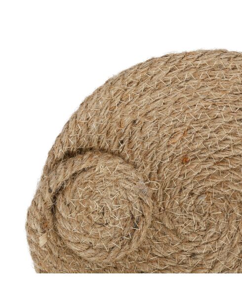 2 bolsillos de almacenamiento Bordia naturales: 30 x 5 x 19 x 4 cm