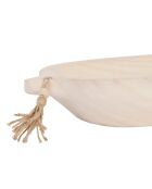 Bandeja ovalada Boende natural - 44x21 cm