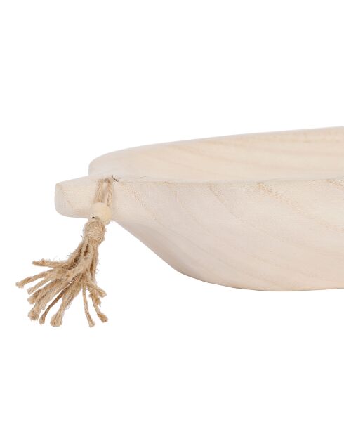 Bandeja ovalada Boende natural - 44x21 cm