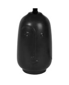 Lámpara de algodón Figura E14, cable negro de 1,50 m, D11,5-23xH41 cm